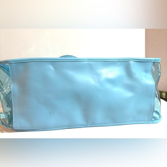 Dolce Gabbana Transparent leather trimmed , PVC Blue Tote Bag - Picture 4 of 12